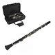 (Black)Clarinet Set 17 Key Wood Bb With Cleanig Cloth Reed Screwdriver Box