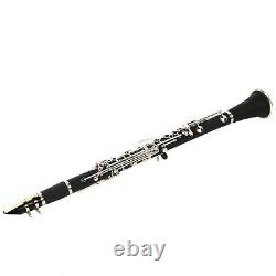 (Black)Nannday BB Clarinet 17 Keys Premium Tube