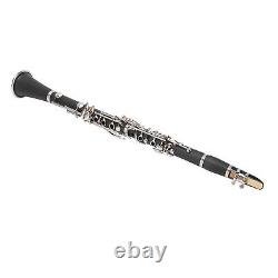 Black Traditional Woodwind Set For Bb Clarinet With Rich Sound For Kids To