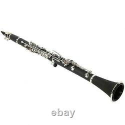 (Black2)B Flat Clarinet 17 Keys Premium Professional Tube Cork Student
