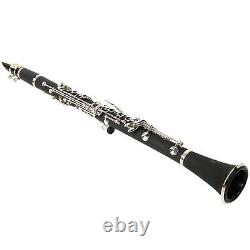 (Black2)Premium Bakelite Tube Keys Clarinet With Anti Oxidation Nickel NIU