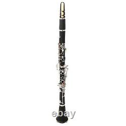 (Black2)Premium Bakelite Tube Keys Clarinet With Anti Oxidation Nickel NIU