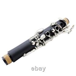 Brand New Woodwind Instrument 1612g 17 Keys Black Clarinet Colourful Pink
