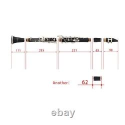Brand New Woodwind Instrument Bb Clarinet 17 Keys Bb Clarinet Colourful Pink