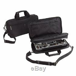 Buffet Crampon Case B b Clarinet Black Nylon Double Compartment with Strap
