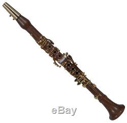 C Clarinet Boehm FRENCH system Cocobolo wood Gold keys C key NEW