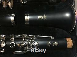 CLARINETTO CLARINET YAMAHA 250 sib USED 3 TIMES USATO 3 VOLTE WITH MARCH STAND