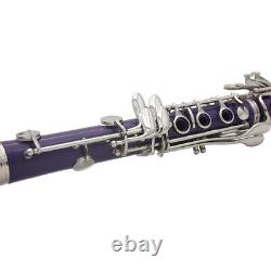 Clarinet 17 bB Flat Soprano Binocular Clarinet Woodwind Instrument+ Q8Q8