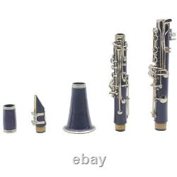 Clarinet ABS 17 Key bB Flat Soprano Binocular Clarinets with Gloves Bag Y2U1