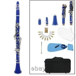 Clarinet Ab 17 Key Bb Flat Soprano Binocular With Cork Grease Cleaning Cloth