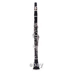 Clarinet Bakelite 17 Bb Flat Soprano with Cleaning Kit 10xReed I5X4