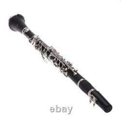 Clarinet Bakelite 17 Key Bb Flat Soprano Nickel Plating Exquisite With Cork A1