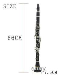 Clarinet Black Ebonite Bb Key B Flat Clarinet Bon Son with Free Case