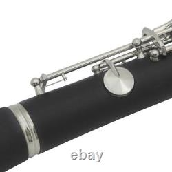 Clarinet Black Ebonite Bb Key Clarinet Bb Good Sound with Case