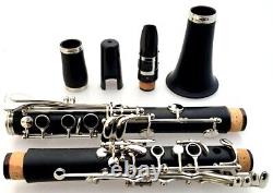 Clarinet Black Wood Finish Bb 17 Key with Soft Case