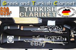 Clarinet G SOL Klarnet Sol major Greek Turkish clarinet G Türk