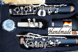 Clarinet German 21 Flaps 6rings B-Flate Clarinette Si bémol Bb Clarinet