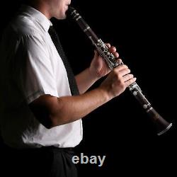Clarinet Nickel Plated B Tone ABS Resin Tube Boehm Type For Beginners New Japan