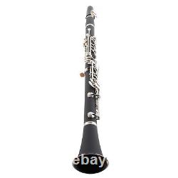 Clarinet Set 17 Key Wood Bb With Cleaning Cloth Reed Screwdriver Box Musical TPG