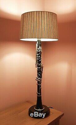Clarinet Table Lamp'J Michaels' upcycled handmade FREE POSTAGE