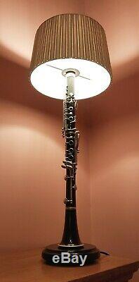Clarinet Table Lamp'J Michaels' upcycled handmade FREE POSTAGE