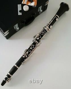 Clarinet in Bb Brushed Black Wood Effect Hard Case Full Student Outfit