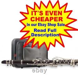 Clarinet in Bb Chase 77C-SC Brushed Body Complete Student Outfit B Stock