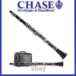 Clarinet in Bb Chase 77C-SC Shiny Body Complete Student Starter Outfit NEW