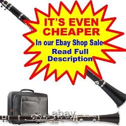 Clarinet in Bb Chase 77C-SC Shiny Body Complete Student Starter Outfit NEW