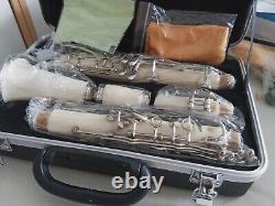 Clarinet white Bohemian system instantly playable with all accessories
