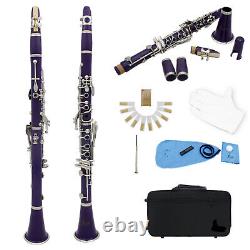 Concert 17 Keys Bb Clarinet Set Student Intermediate March School Band Clarinets