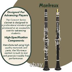 Concert Series Bb Clarinet Silver Plated, 2 x Barrels, Solid Ebony Montreux