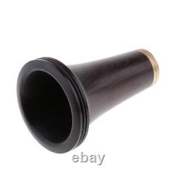 Durable Ebony Clarinet Tuning Bell Metal Hoop for Clarinetist
