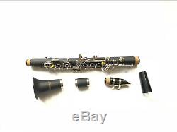 E Flat Clarinet Outfit With Case, Eb Key Grease, Cleaning Cloth, Reed
