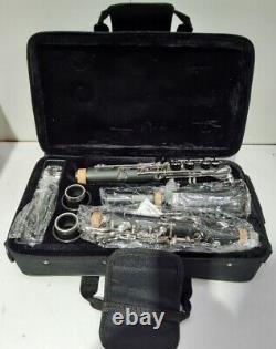 Eastar B Flat Clarinet Set Wind Band ECL-400 Commander Ebonite Silver Keys
