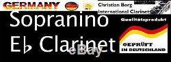 Eb SOPRANINO Mini Clarinet Highest Quality Complete With Case Ch. Berg German