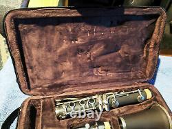 Eldon ECL475 Bb Clarinet withCase Precision ABS Mouthpiece Rubber Barrel Body Bell