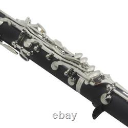 Excellent Bb key Clarinet 17 Key Ebonite Good Material Case with Case & Accs