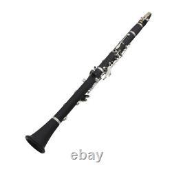 Excellent Key Bb Clarinet 17 Keys Ebonite Good Case with Case And