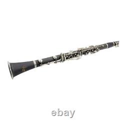 Exquisite Black ABS Bakelite 17 Key B Clarinet Set Musical Instrument