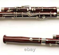 F key Bassoon Maple Body Copper Nickel Clarinet Selmer Reed Musical Instrument