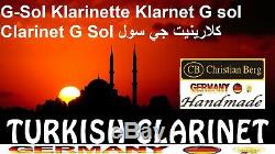 G Klarinette G Klarnet G Sol Türk klarnet Clarinet Turkish Sol G Key Clarinet G