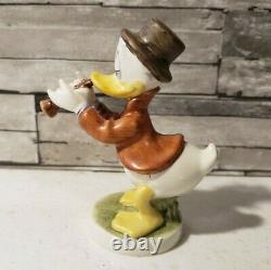 Goebel Disney Donald Duck playing Clarinet Trumpet Cornet Serenade HTF Rare