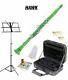 Hawk Green Bb Clarinet Package with Case, Reeds, Music Stand & Cleaning Kit
