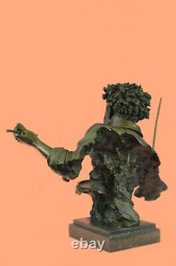 Jazz Clarinet Player bronze statue sculpture figure Hot Cast Home Decor Art DEAL