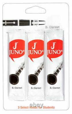 Juno Bb Clarinet Reeds by Vandoren 3 Pack 1.5 2 2.5 3 Same Day P+P