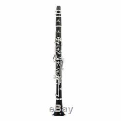 Jupiter 700 Series JCL700S Bb Clarinet Silver Plated Keys with Hard Case