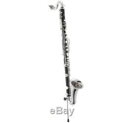 Jupiter JBC1000N ABS Resin Body with Adjustable Floor Peg Bass Clarinet with Case