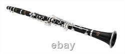 Jupiter JCL750NA Bb Clarinet Grenadilla Body 14.65mm Bore, ABS Case 5YR warranty