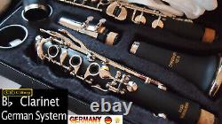 Klarinette Holzblasinstrument deutsches System 21 Klappen Berg Germany
